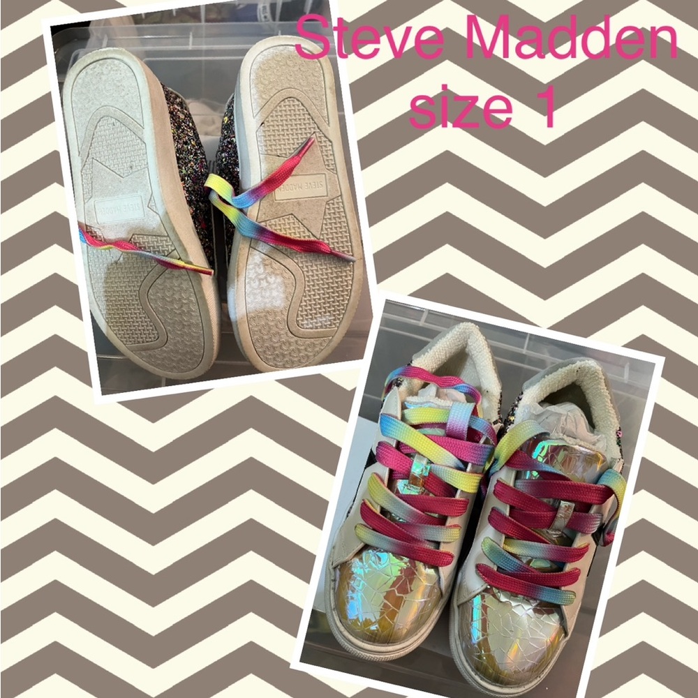 Steve Madden girls shoes size 1